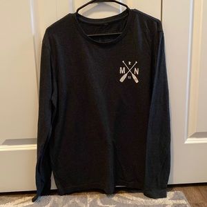 Sota Clothing Charcoal MN Paddle Long Sleeve